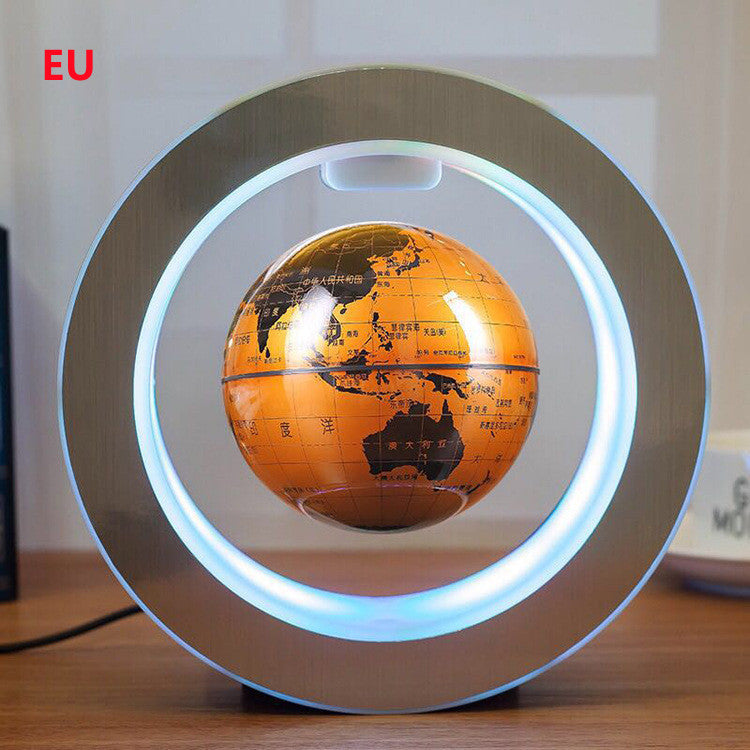 Zenova Round LED World Map Floating Globe Magnetic Levitation Light Anti Gravity Magic
