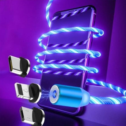 Zenova rgb 3 in 1 usb fast charge and data transfer cable