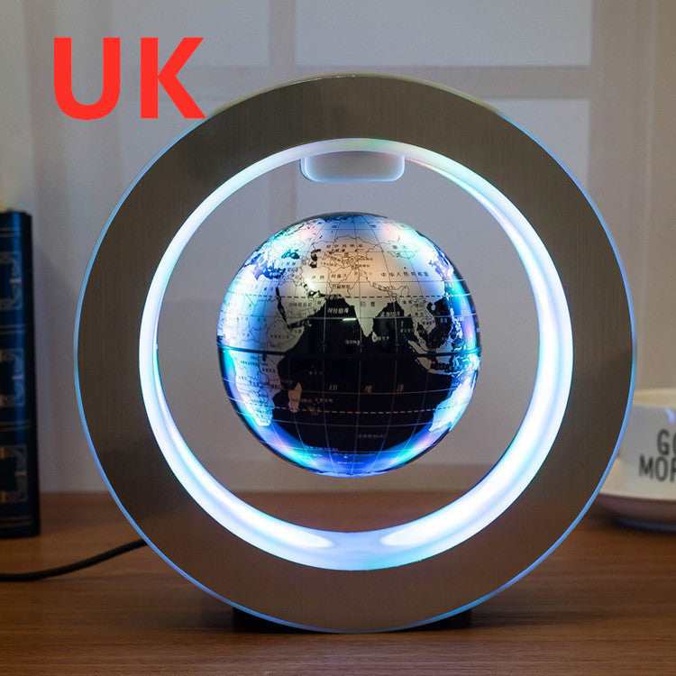 Zenova Round LED World Map Floating Globe Magnetic Levitation Light Anti Gravity Magic