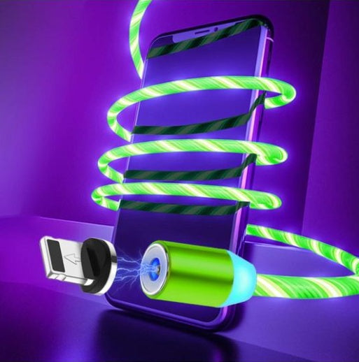Zenova rgb 3 in 1 usb fast charge and data transfer cable