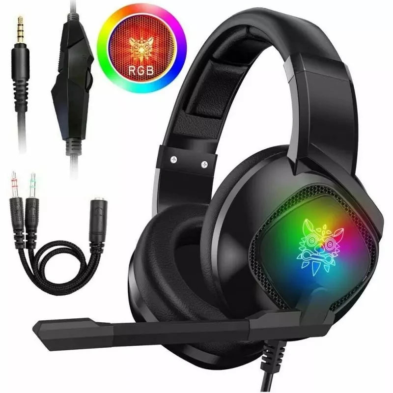 Zenova noise cancellation rgb gaming headphone