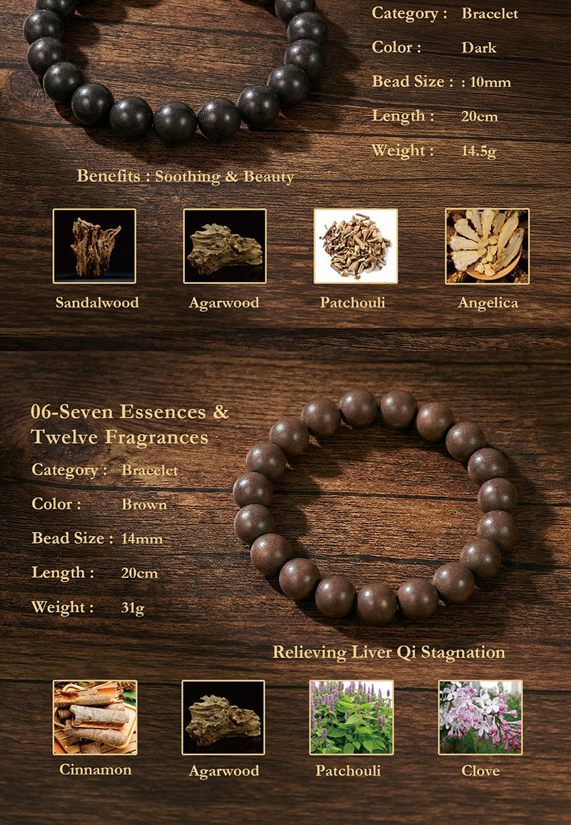 Zenova Traditional Chinese Medicine Jewelry Bead Bracelet for health benifits