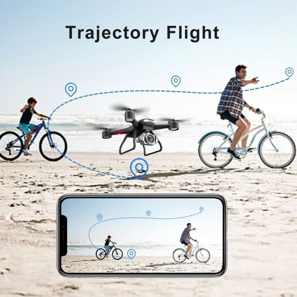 Zenova Professional Drone 6K HD Dual Camera Wifi FPV Portable RC Quadcopter 2 BATTERY,Drones Suitable For Adults & Beginners.