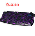 Zenova backlight wired gaming keyboard set colorful luminous gaming mouse keyboard qwerty keyboard