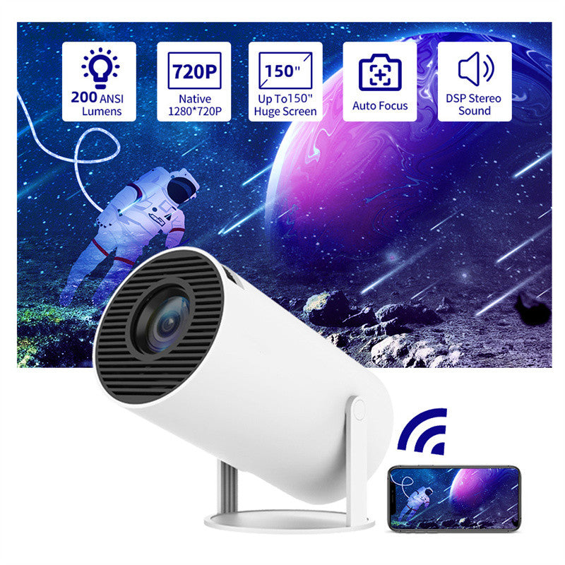 Zenova mini projector with inbuilt speaker .